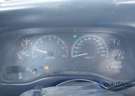 1997 Dodge Dakota Slt/Sport из США, поврежденный, VIN 1B7GL23X8VS102846